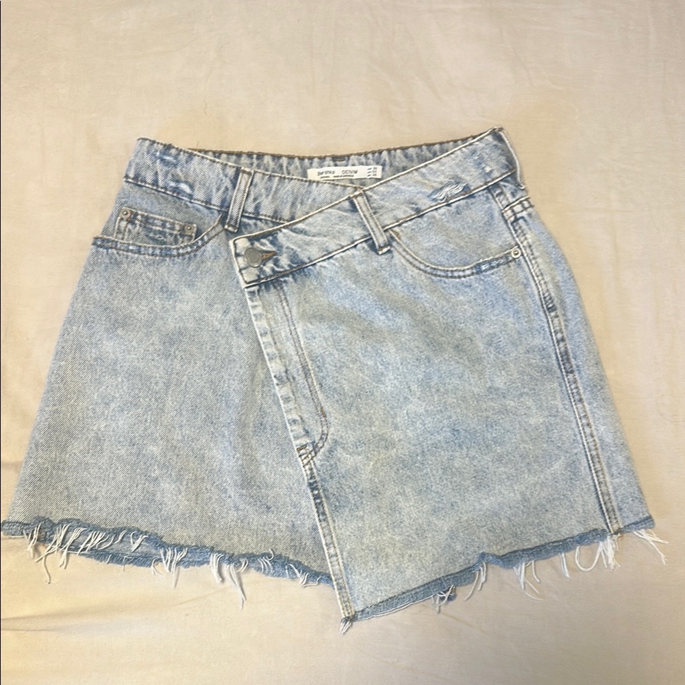 Denim Asymmetrical Women Skirt, Viral by Kelsey Kotzer on TikTok
